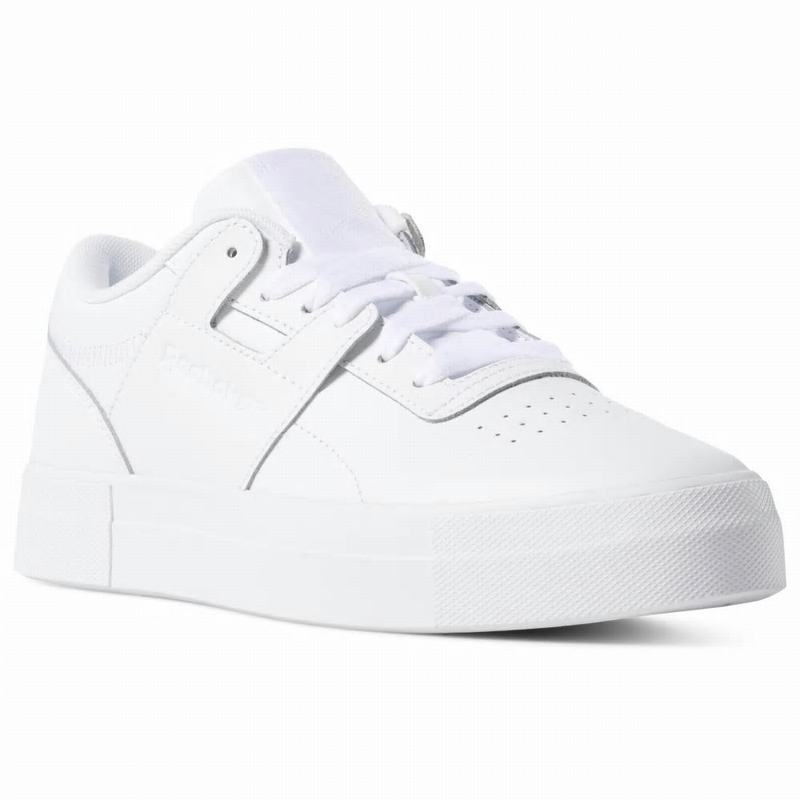 Tenisi Reebok Workout Lo Fvs Dama Albi/Gri Romania QN6465JL